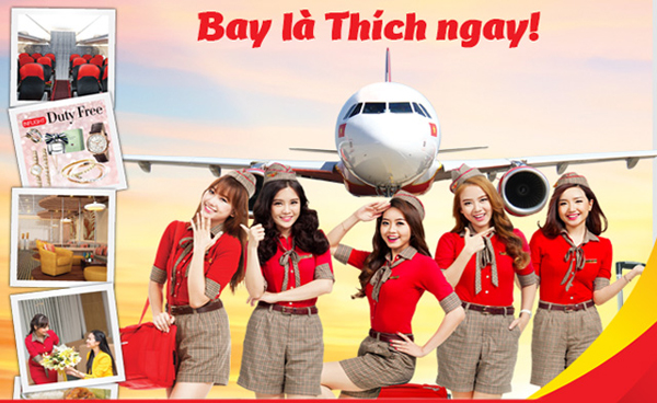 Vé máy bay Tết của Vietjet Air