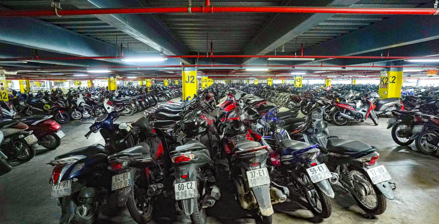 Khu vực gửi xe sân bay Tân Sơn Nhất