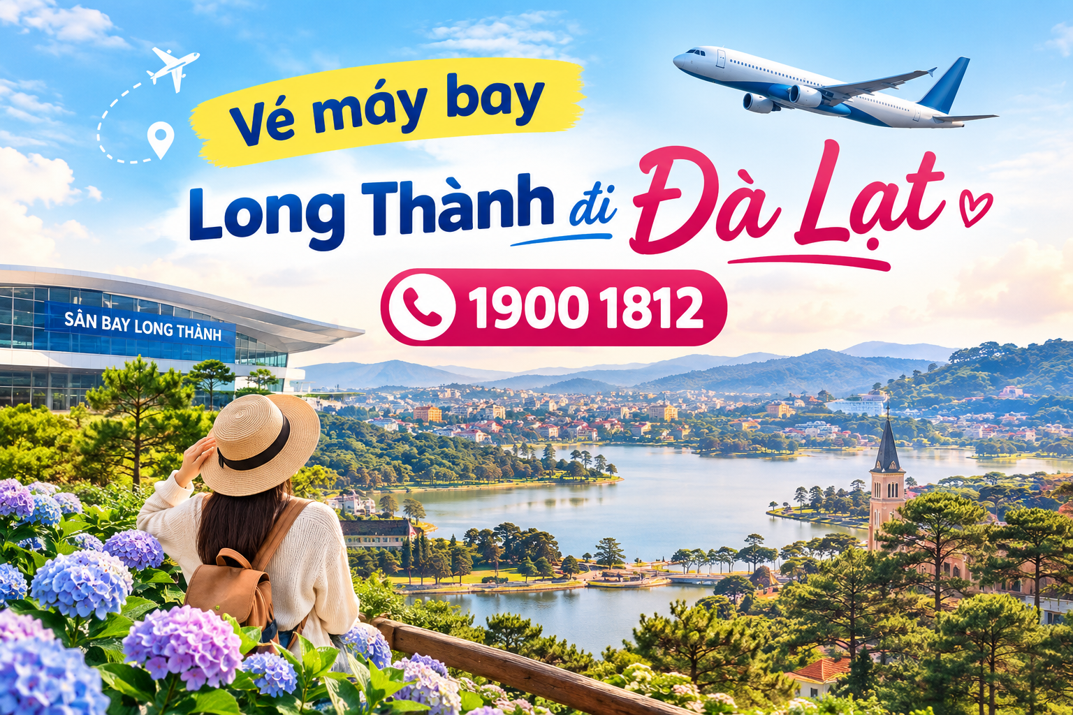 Vé máy bay Long Thành đi Đà Lạt