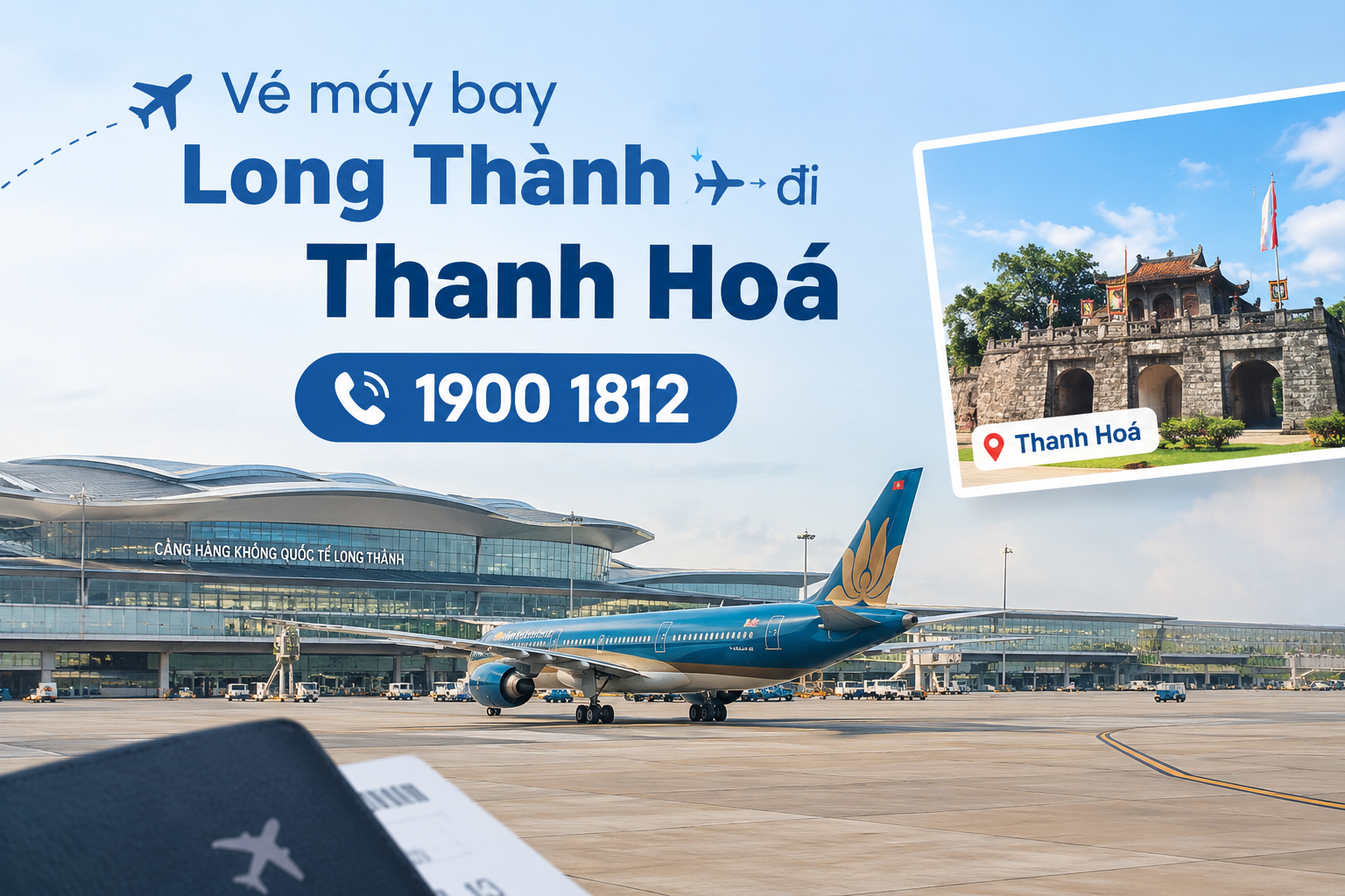 Vé máy bay Long Thành Thanh Hóa giá rẻ