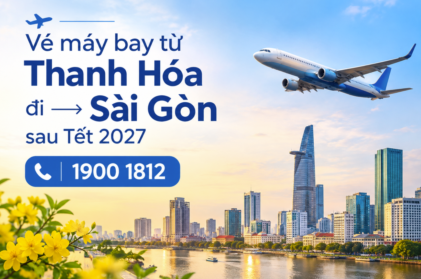 Vé máy bay từ Thanh Hóa đi Sài Gòn sau Tết 2027